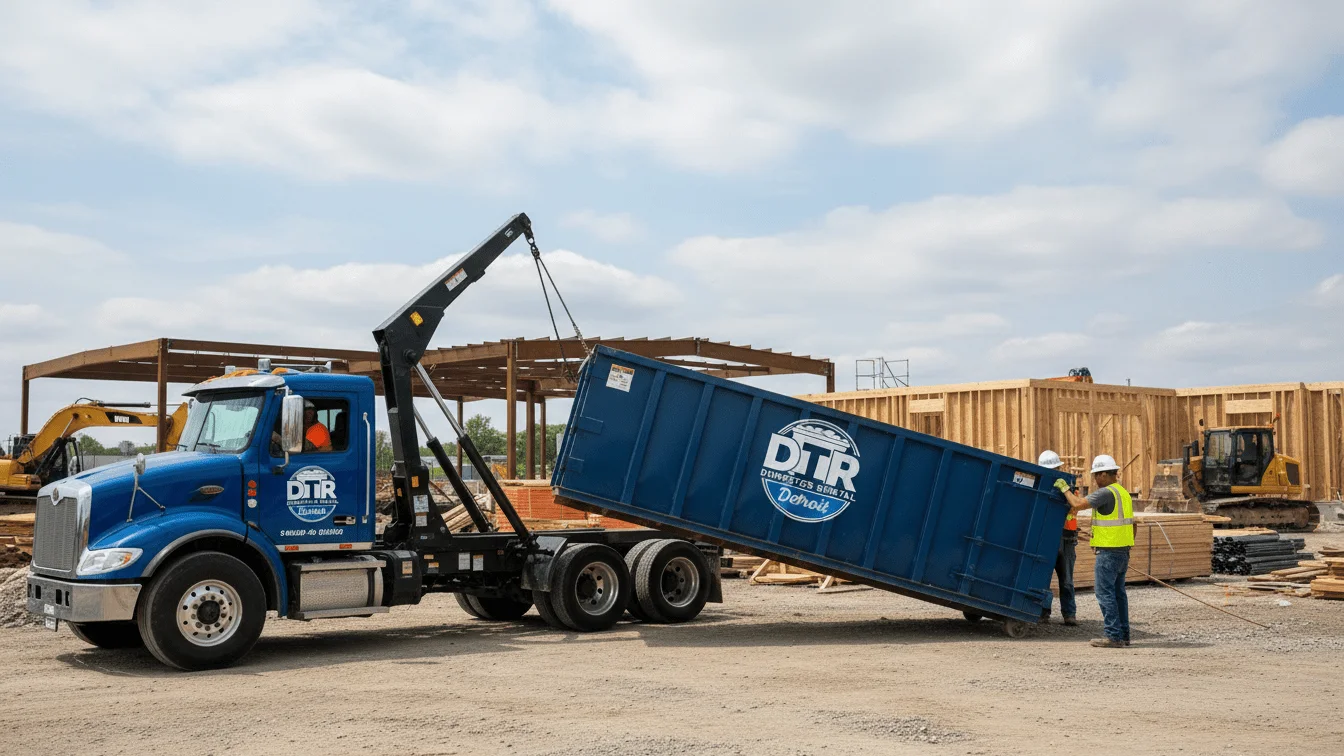 Construction Dumpster Rental Detroit MI-img