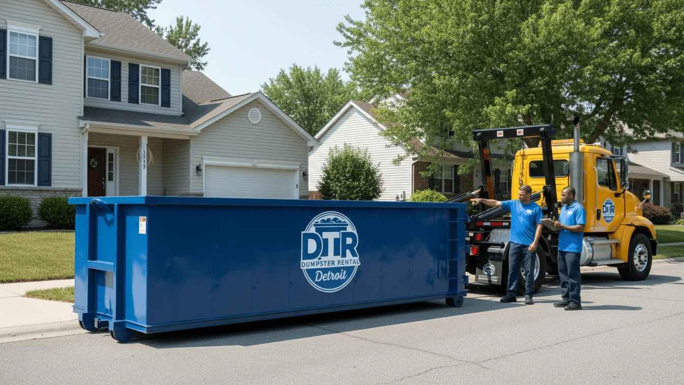 Residential Dumpster Rental Detroit MI-img