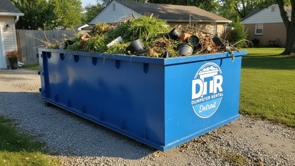 Yard Waste Dumpster Rental Detroit-img